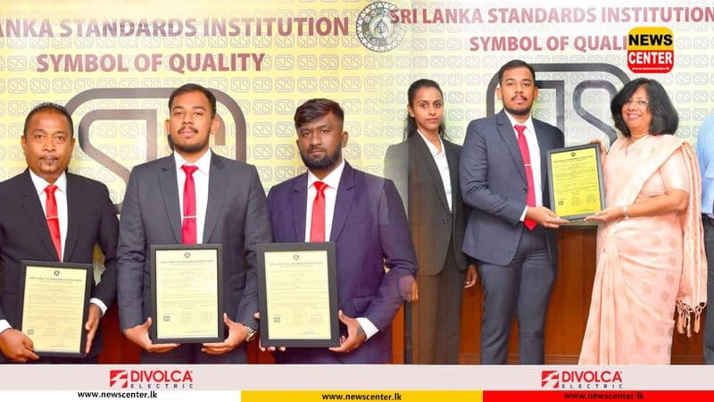 SLSI has awarded the SLS Certification Mark to Nova branded switches and switch sockets manufactured by Divolca Electric (Pvt) Ltd