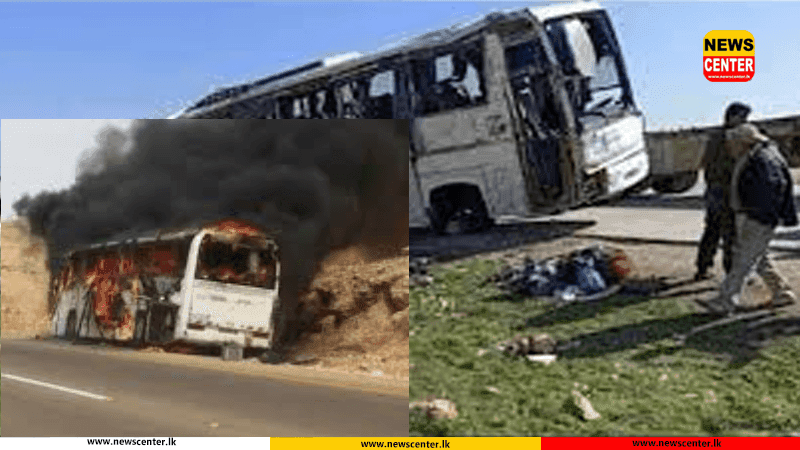  සිරියාවේ බස් රථ දෙකක් ගැටී 35 දෙනෙකු මරුට – තවත් 30කට තුවාල