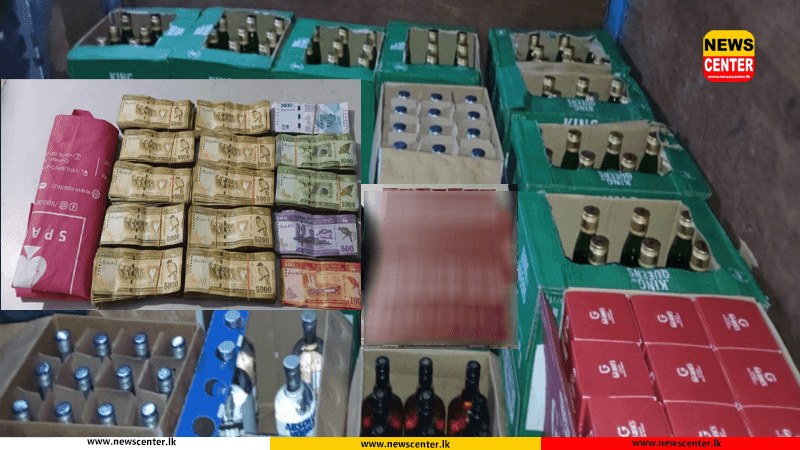  නීති විරෝධී ලෙස ගෙන්වූ විදේශීය මත්පැන් හා දුම්වැටි තොගයක් STF අත්අඩංගුවට 